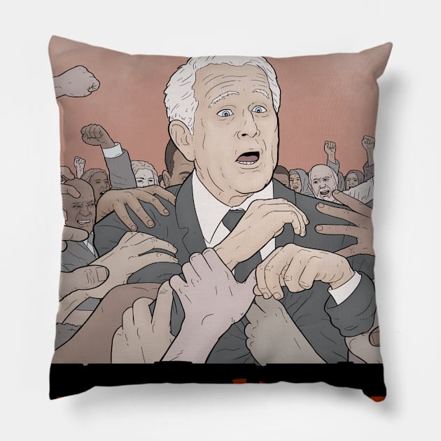 George W Bush Pillow by dave-charlton@hotmail.com