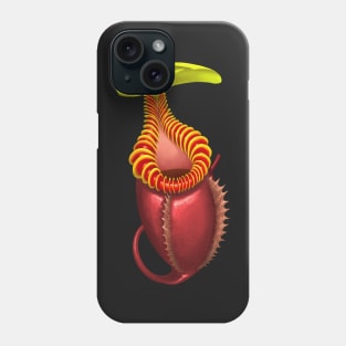 Carnivorous Plant Nepenthes Villosa Botanical Pitcher Plant Phone Case