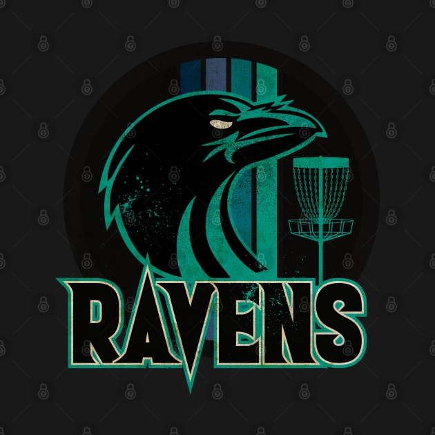 Ravens Disc Golf by CTShirts