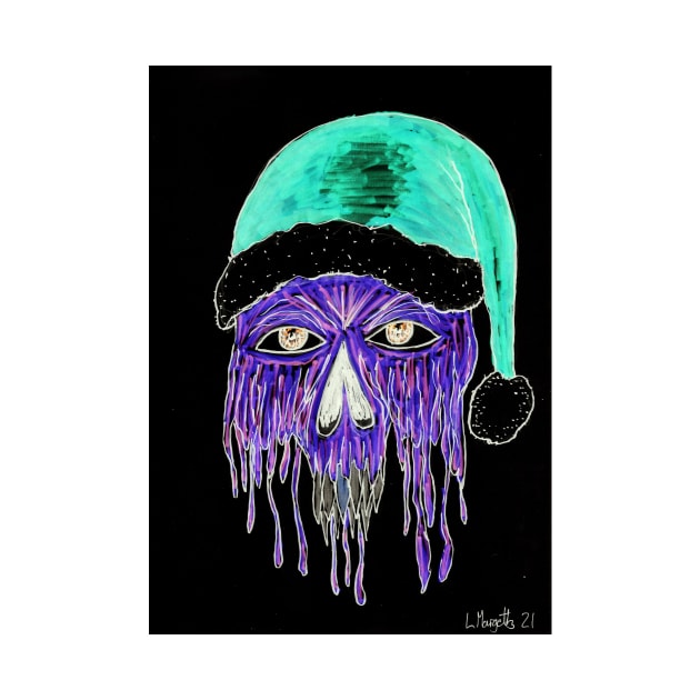 Dripping Purp Santa by LukeMargetts