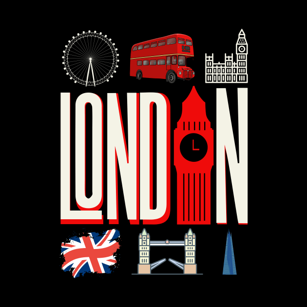 London souvenir  cool landmark gift landmarks by fantastic-designs