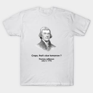 Funny Thomas Jefferson Usa History Teacher T-Shirt Classic Unisex