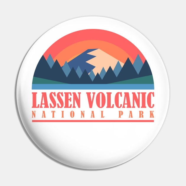 Lassen Volcanic National Park Pin by Sachpica