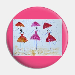 Ballerinas in the Rain! Pin