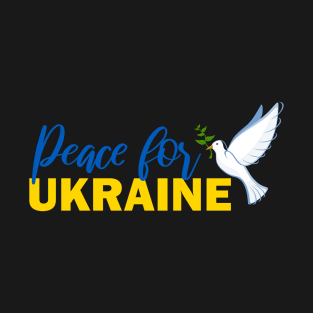 Peace for Ukraine with Peace Dove T-Shirt