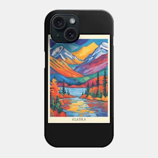 fauvism art of Alaska usa Phone Case