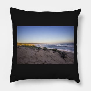 Sand dunes at Gunnamatta Surf Beach, Mornington Peninsula, Victoria, Australia. Pillow