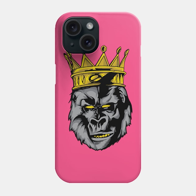 Gorilla king Phone Case by TomCage