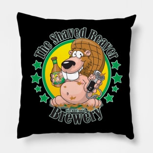 Shaved Beaver Brewery Pillow