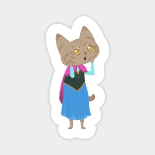 Princess cat Magnet