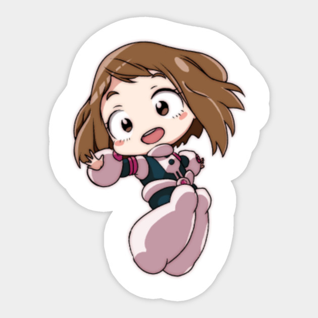 Ochaco Uraraka Ochaco Uraraka Sticker Teepublic