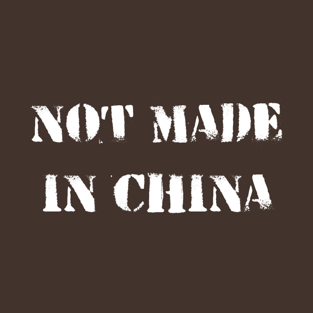 Not made in China Made In China TShirt TeePublic