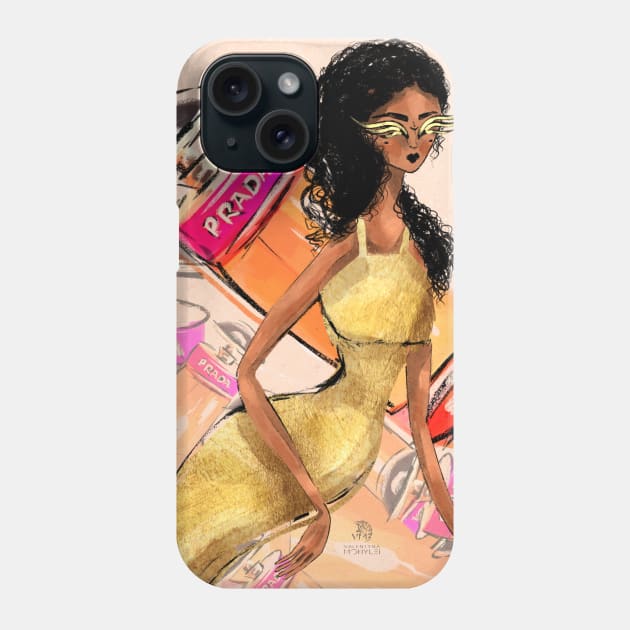 Fashion illustration Phone Case by valentyna mohylei