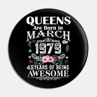 Are in March 1979 45 Years of Being Awesome Pin