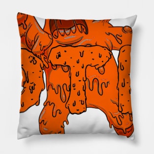 Only The Real Slime Orange Apparel Pillow
