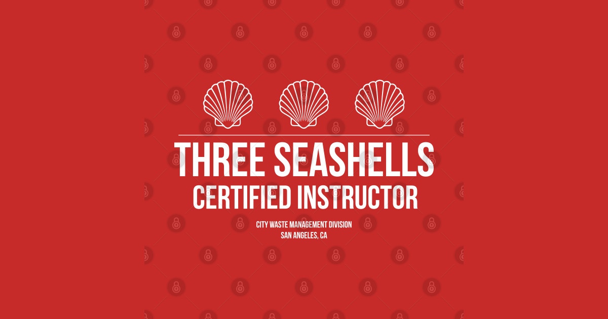 Three Seashells Certified Instructor V2 - Three Seashells - T-Shirt ...
