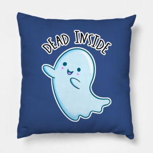 Kawaii Ghost. Dead Inside Pillow