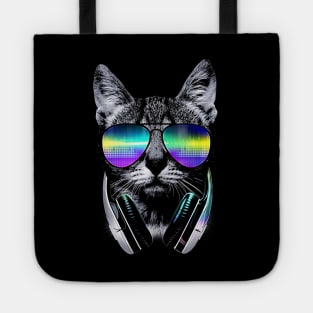 Music lover cat Tote