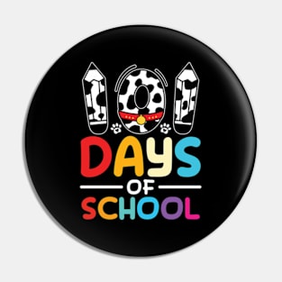 101 Days Of School Dalmatian Dog Pin