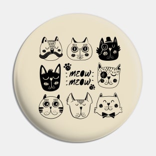 Cat Meow Pin