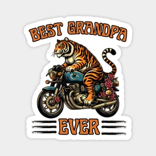 Best Grandpa Ever Biking Magnet