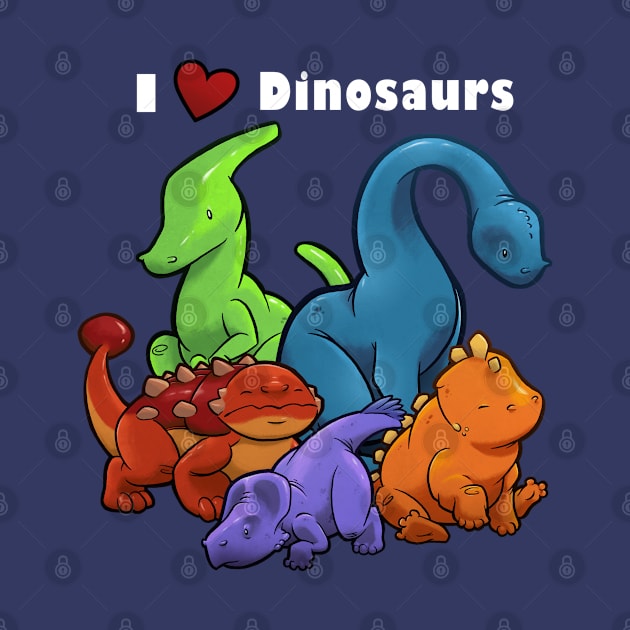 I ♥ Dinosaurs by jpowersart