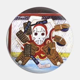 Octopus Hockey Goalie Pin