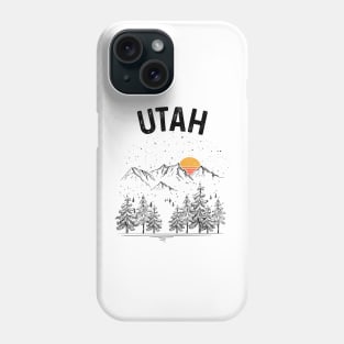 Utah State Vintage Retro Phone Case