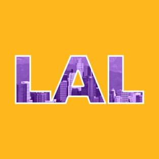 Los Angeles Lakers LAL Skyline T-Shirt