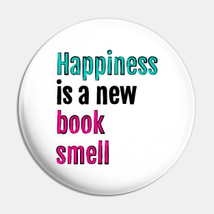 Happiness is a new book smell Pin