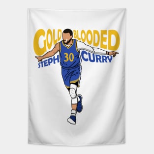 Steph Curry Gold Blooded Tapestry