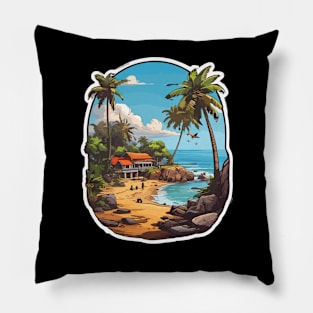 Sri Lankan Beach Pillow