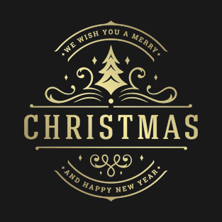 A Golden Merry Christmas T-Shirt