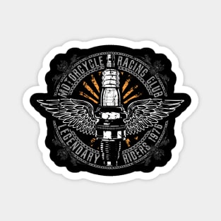 Motorcycle racing club Magnet