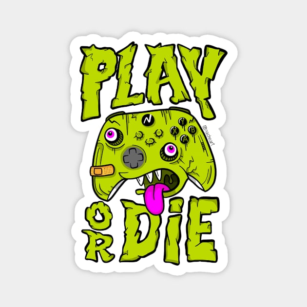 Play or die Magnet by Tienda Random