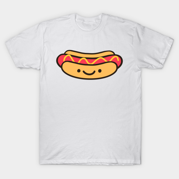 Discover Kawaii Hot Dog - Hot Dog - T-Shirt