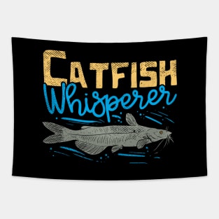 Flat Head Catfish Whisperer Mudcat Tapestry