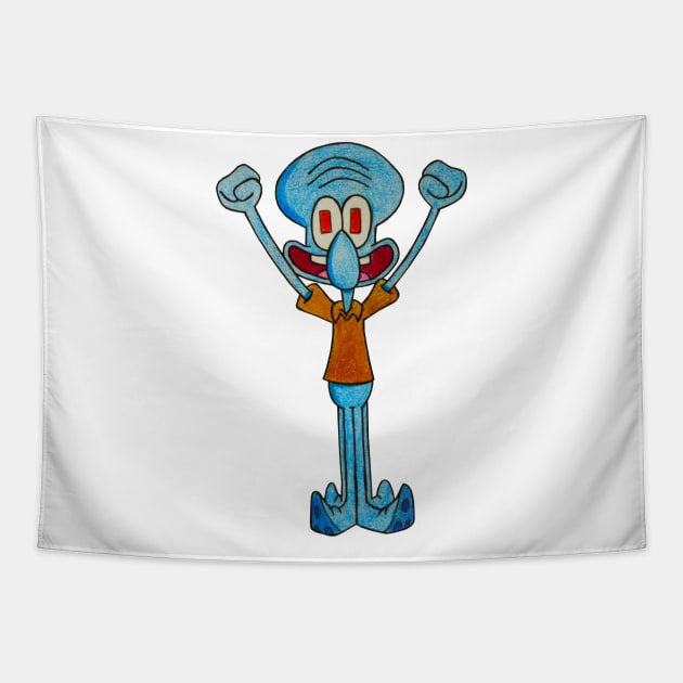 Squidward tapestry sales