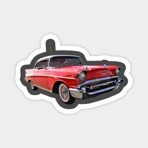 1957 Chevrolet Bel Air Magnet by Kraaibeek