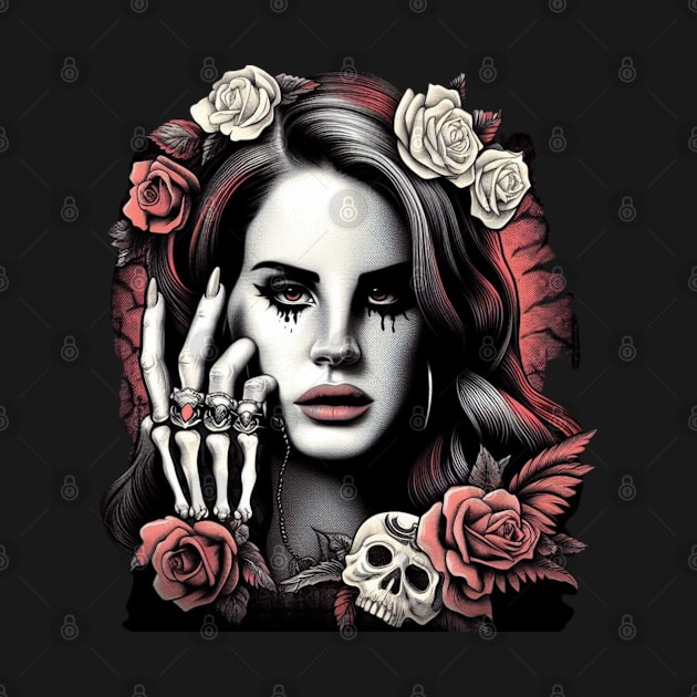 Gothic Lana Del Rey by Tiger Mountain Design Co.