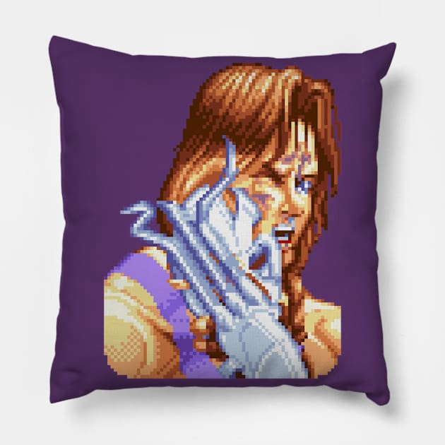 Broken Beauty Pillow by winsarcade