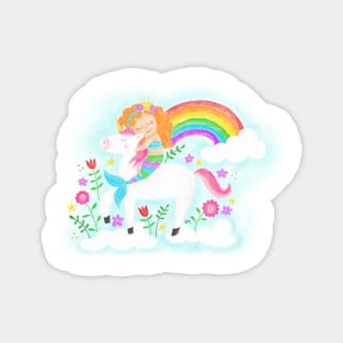 Unicorns, Mermaids and Rainbows...Oh my! Magnet