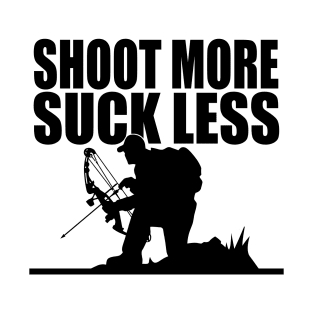 Shoot More Suck Less Funny Hunting T-Shirt