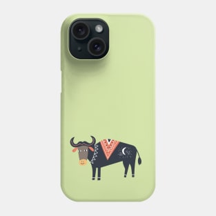 Funny Arty Buffalo Phone Case