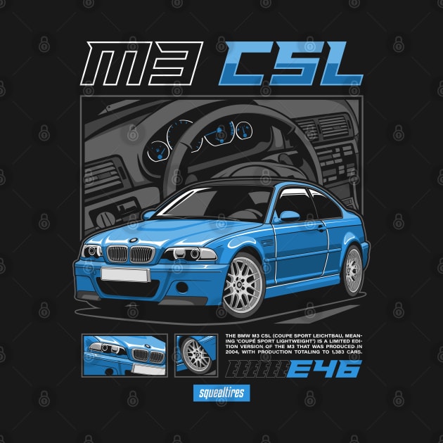 BMW E46 M3 CSL by squealtires