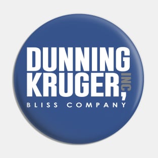 Dunning Kruger - Ignorance is Bliss (dark products) Pin