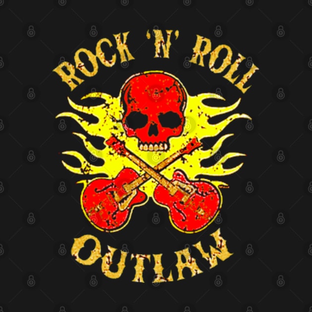 Rock 'n' Roll Outlaw (Colour 3) by CosmicAngerDesign