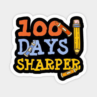 100th Day of School Teacher Student Crayon Pencil Sharper Magnet