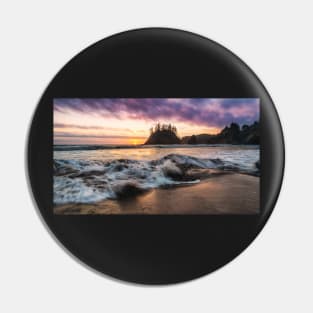 Sunset at the Beach Pin