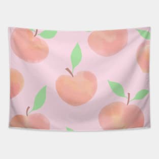 Pink Summer Peaches Tapestry